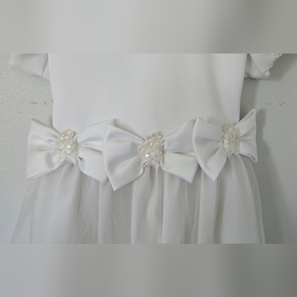 Sugar Plum Flower Girl Baptism Dress Size 10 - Picture 3 of 9
